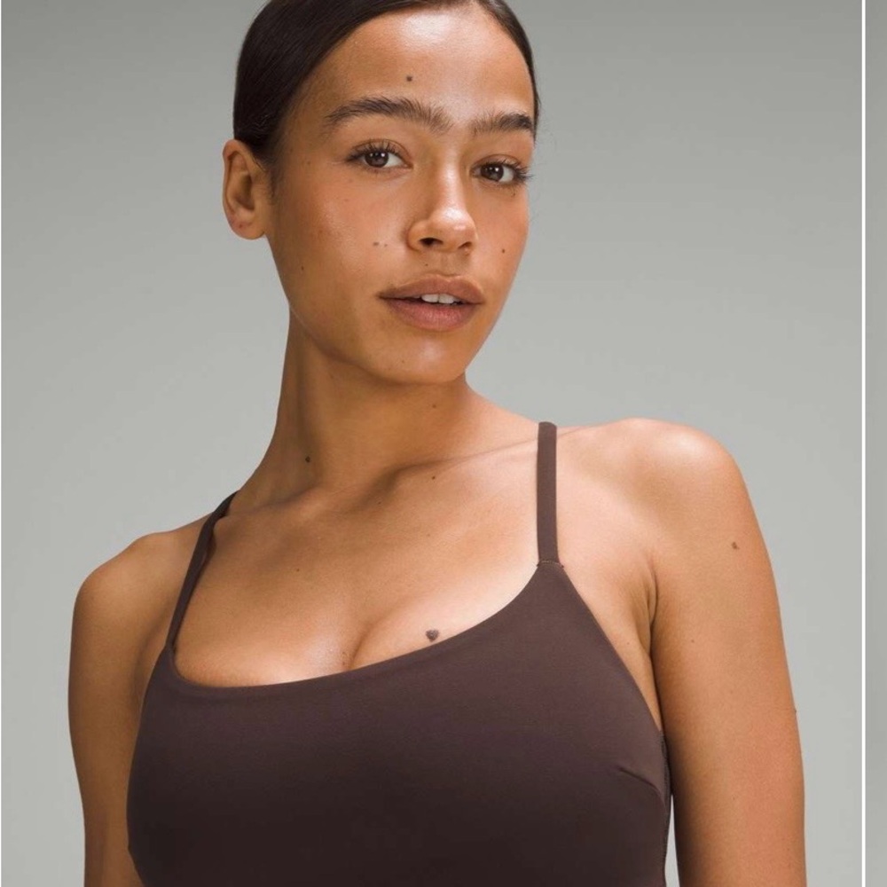 Lululemon Wunder Train Strappy Racer Bra *Light Support, C/D Cup in Espresso Sz6